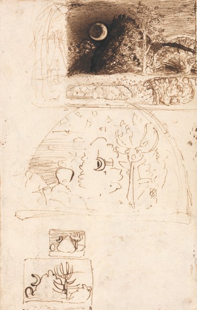 The Crescent Moon by Samuel Palmer